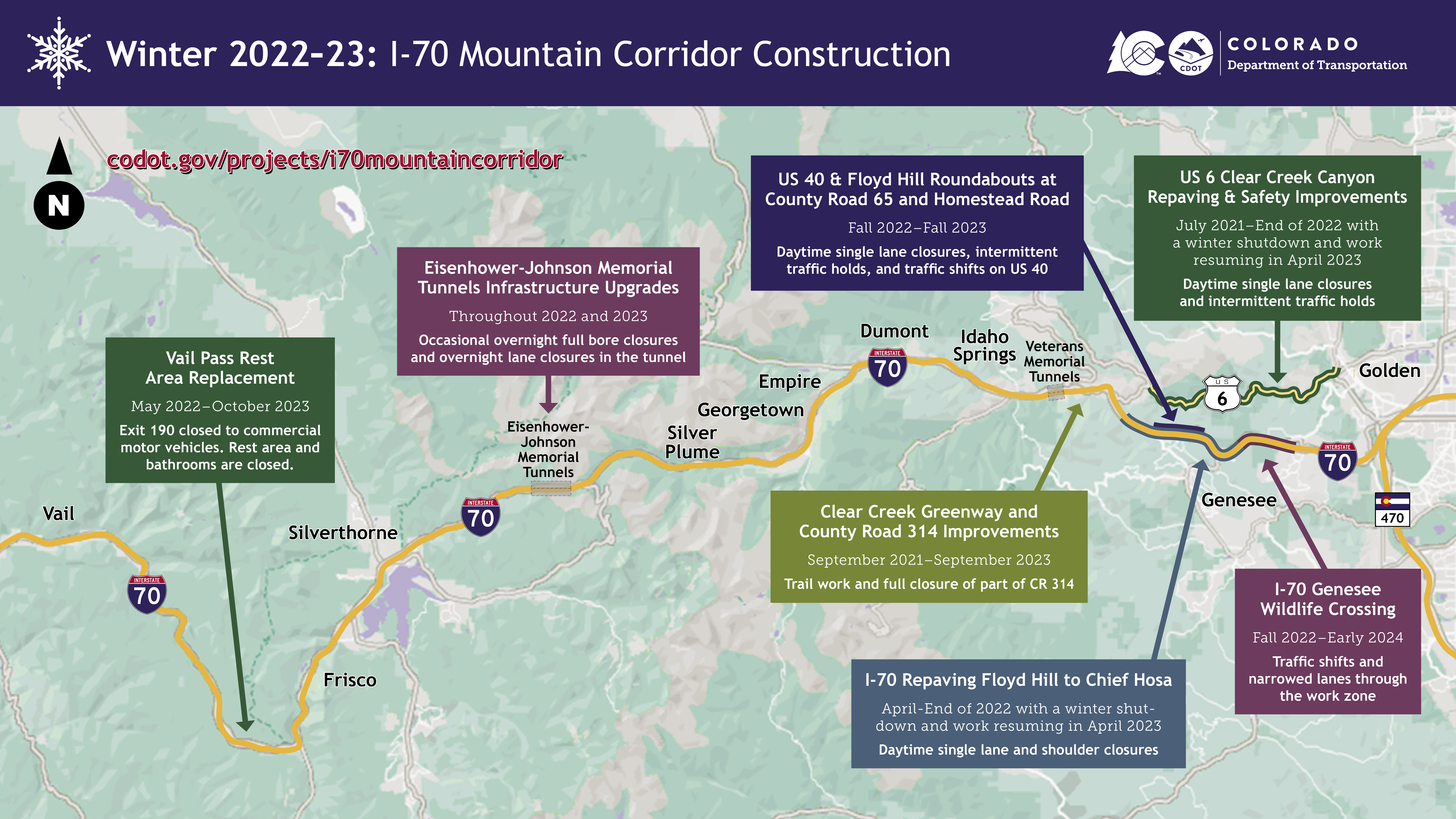 I-70 Project Map_MountainCorridor_Winter 2022-23.jpg detail image