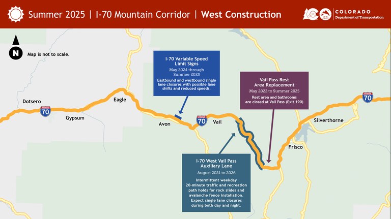 I-70 Mountain Corridor Summer Construction West I-70 Mountain Corridor Summer Construction West