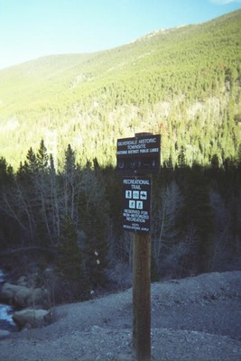 SilverdaleHistTownSiteTrailheadSign detail image