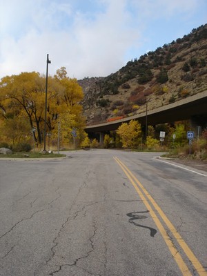 I70 past rest area Glenwood Canyon detail image