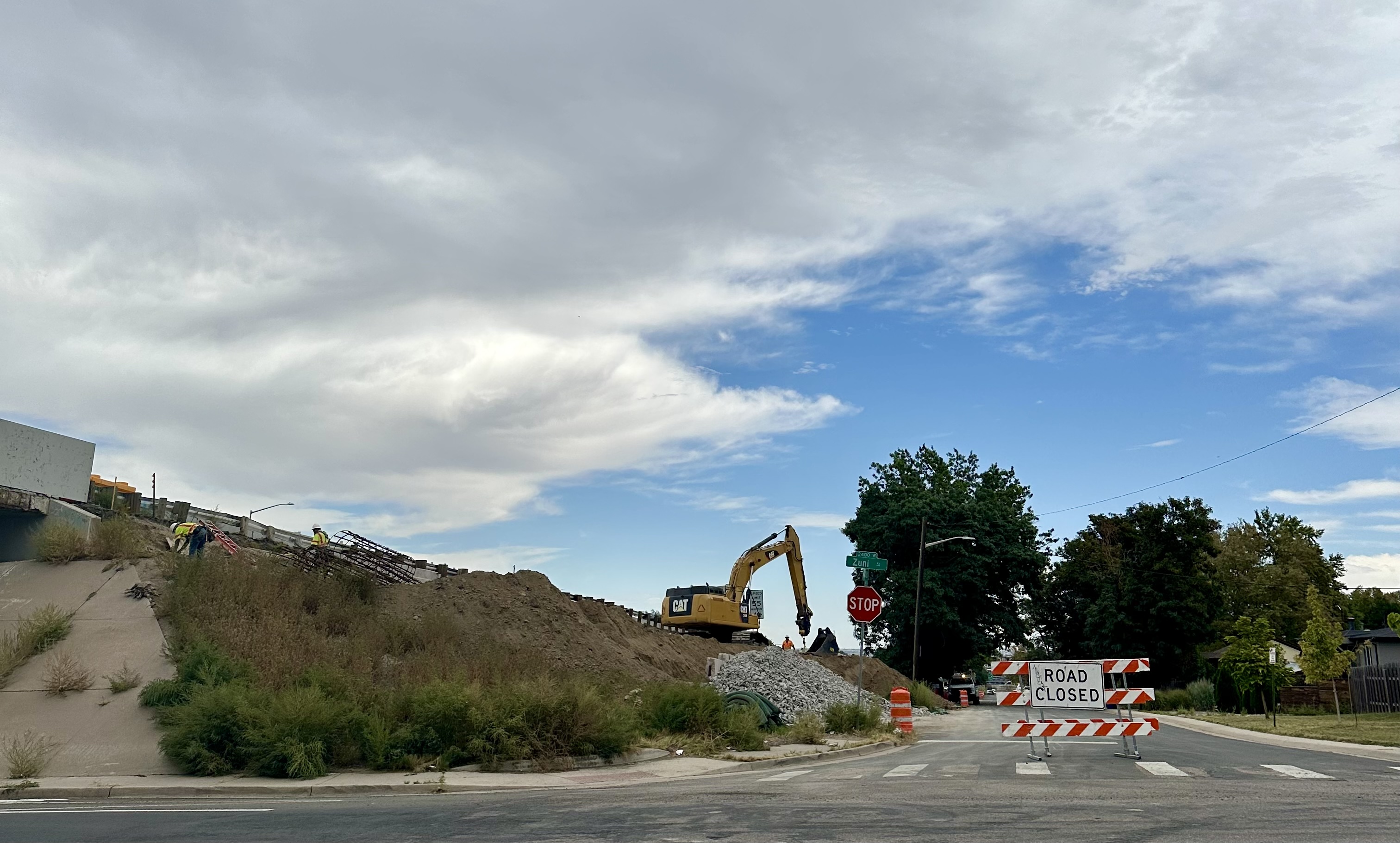 I-70 Noise Wall Replacement Zuni Noise Wall Preparations.jpg detail image