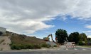 Crews perform earthwork to prepare infrastructure for new support posts and noise panels. thumbnail image