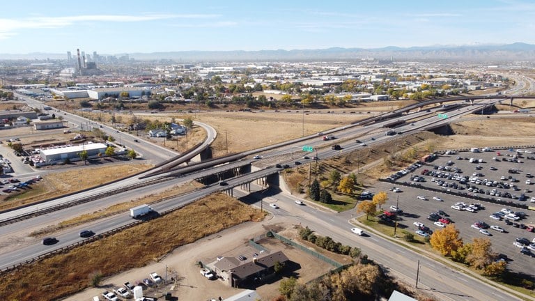 I-76 bridges over York Street in Adams County that will be replaced due to aging conditions.