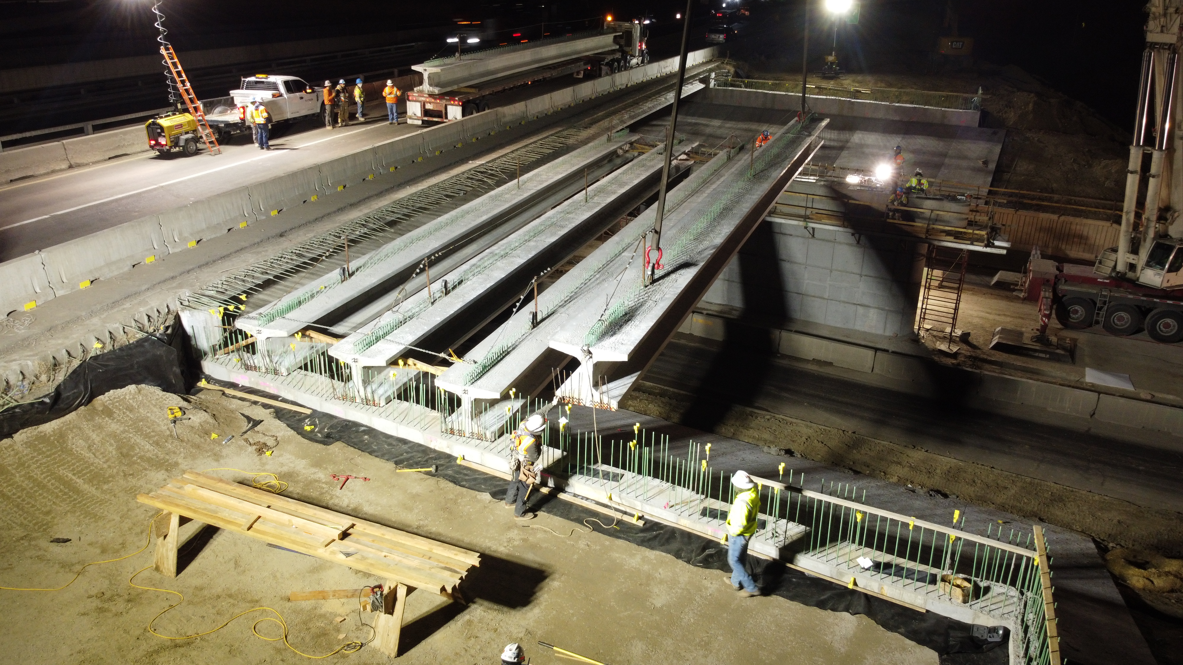 Crews working on Girder Installation.JPG detail image