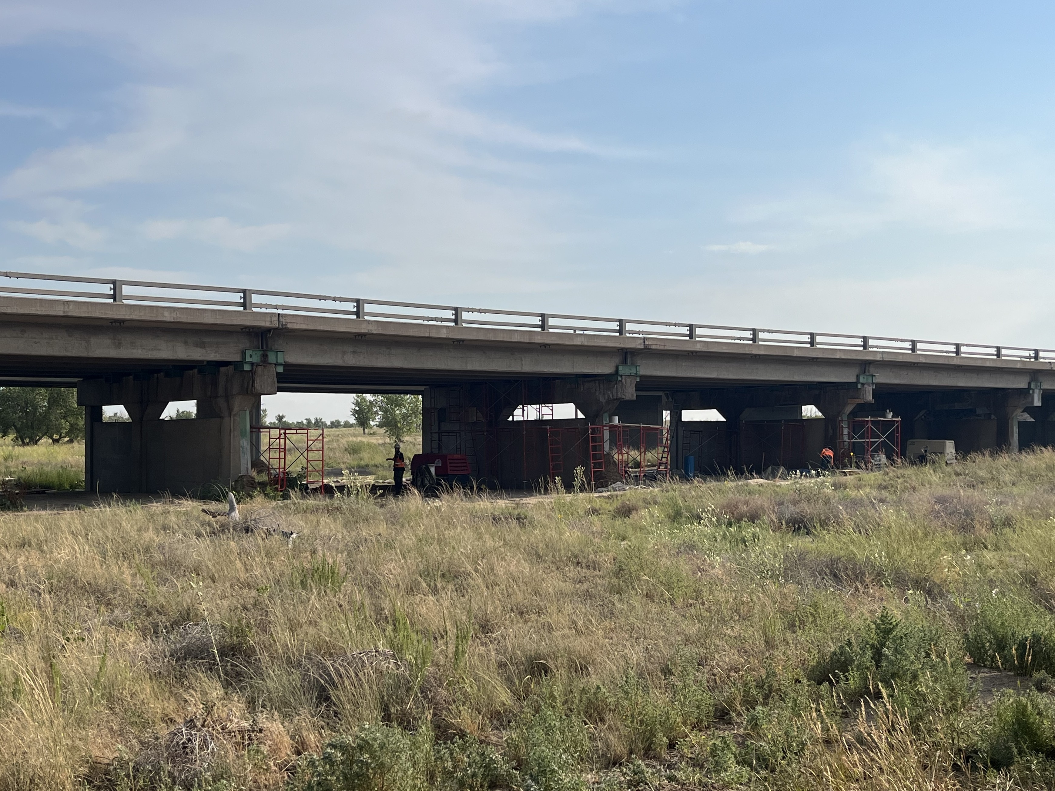 I-76 Bridge Repairs East of Roggen & East of Wiggins Repairs Underneath Bridge Underway.jpg detail image