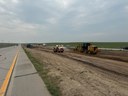 I-76 Corridor Improvements Earthwork compaction during early stages of building the median crossover roadway.jpg thumbnail image