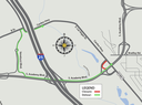 detour and closure map for southbound south academy US 85 07102025.png thumbnail image