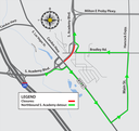 Detour closure map nortbound South Academy Boulevard 07182025.png thumbnail image