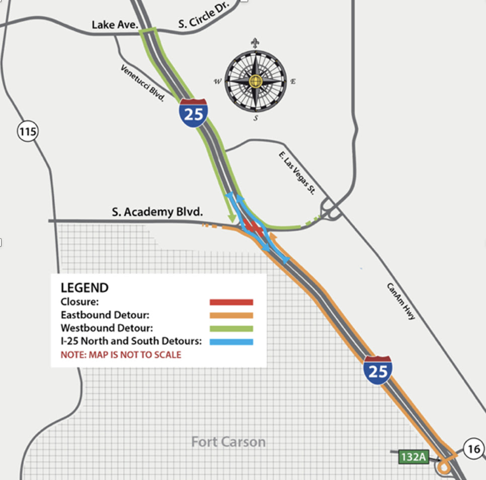 Detour for South Academy Boulevard bridge work over I-25.jpg detail image