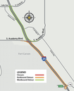 Detour map for South Academy Boulevard closures.png thumbnail image