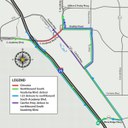 Detour map overnight closure northbound south academy 10122025.jpg thumbnail image