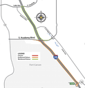 South Academy Boulevard closure detour map.png thumbnail image
