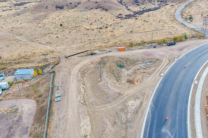 Charter Oak Ranch Road Retention pond on curve.jpg detail image