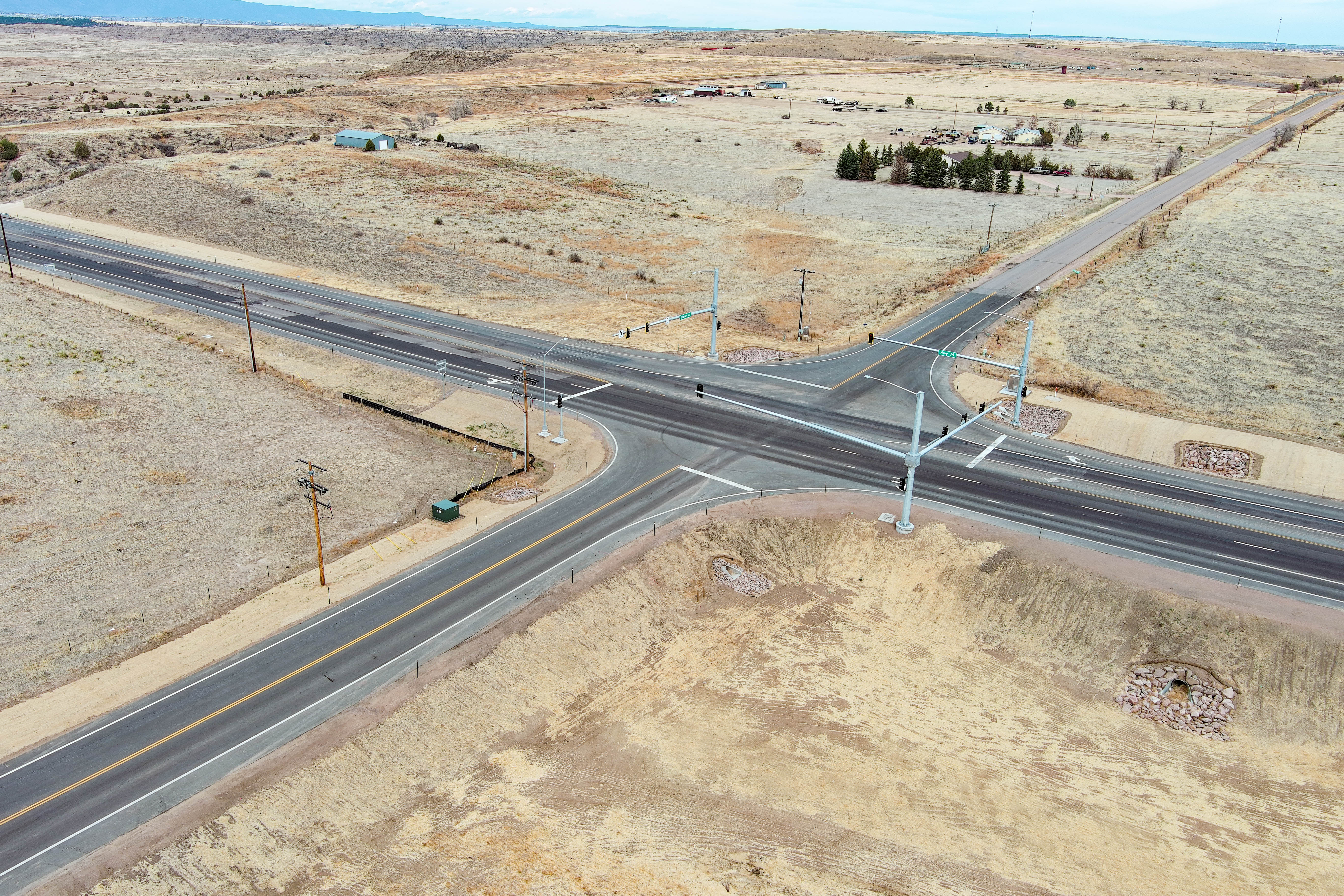 Aerial view of CO 94 and Blaney Road intersection.jpg detail image