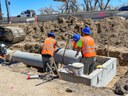 Setting new drainage pipes in median on S Academy Blvd_sm.jpg thumbnail image