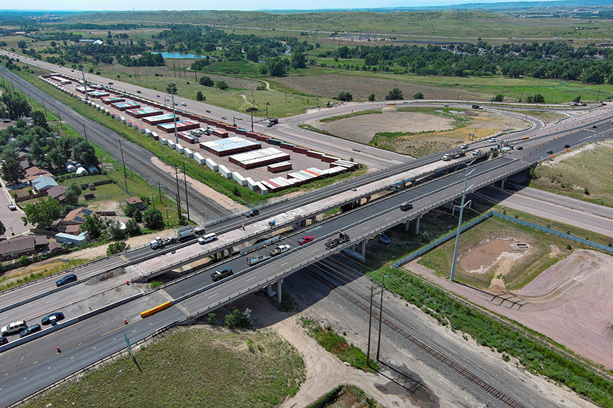 Resurfacing is completed on the SB left lane South Academy Boulevard bridge over US 85_87 Northbound right lane South Academy Boulevard.jpg detail image
