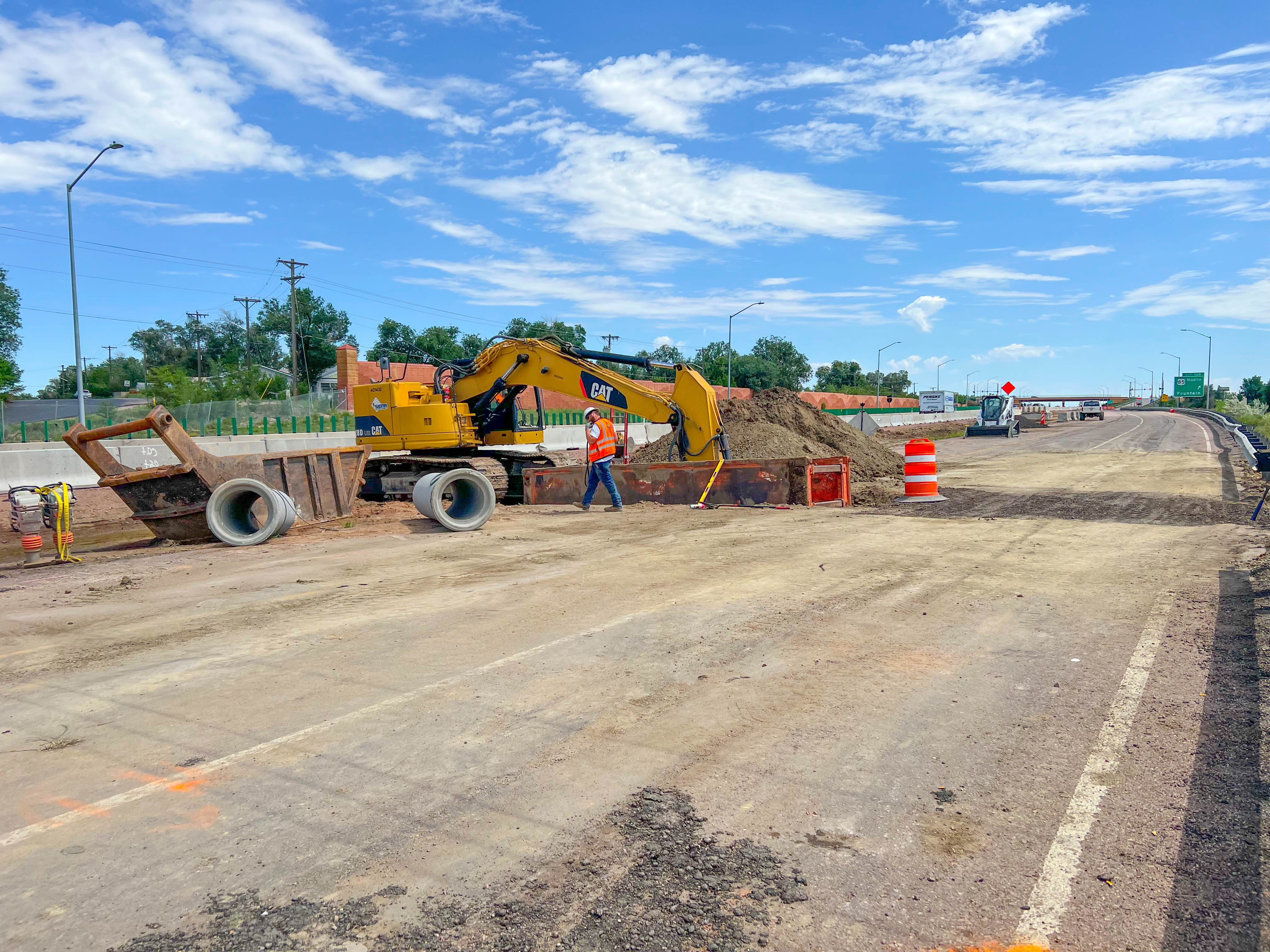 Water line installation at Dry Wash Bridge detail image