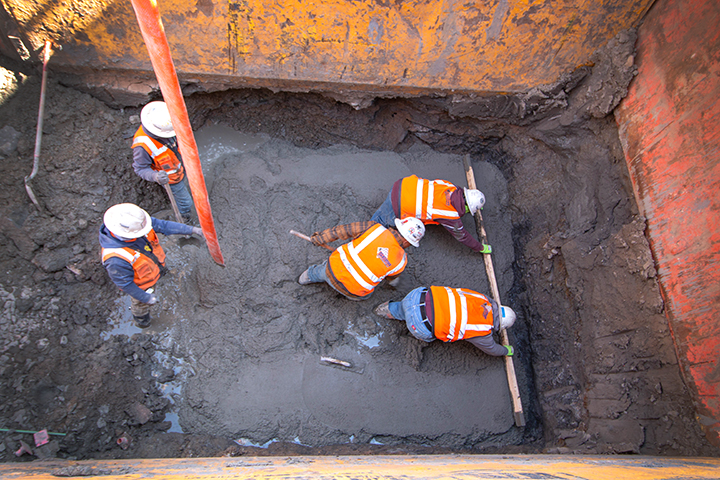 Dry Wash concrete pour footer base_sm.jpg detail image