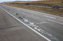 Significant stretch of road damage thumbnail image