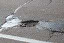 Roadway cracks and potholes thumbnail image