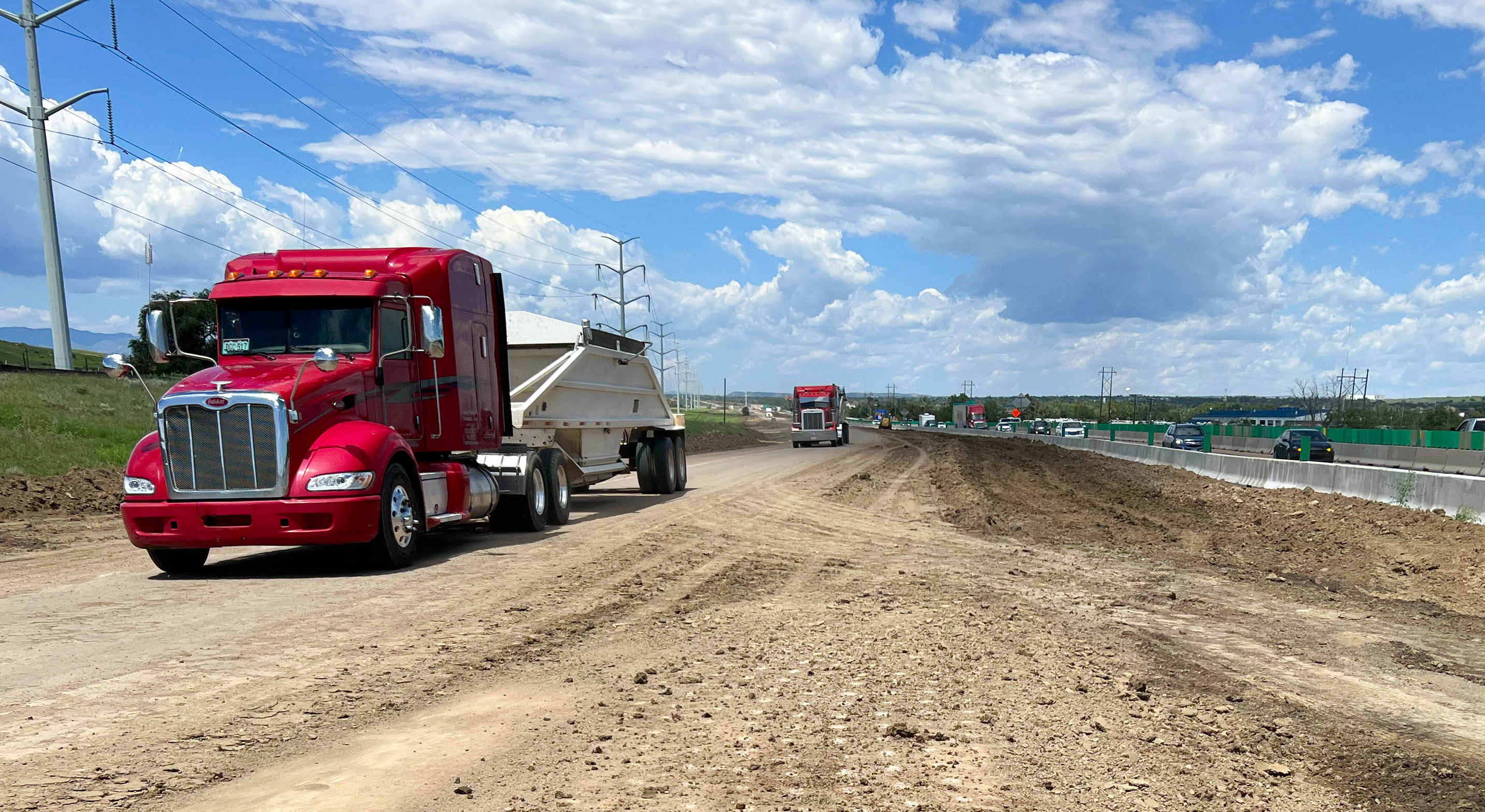 I-25 roadway surface removal detail image