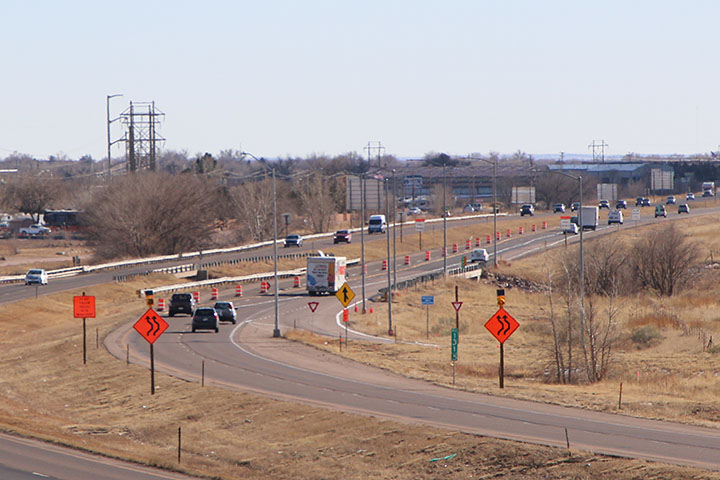 SB I-25 lane shift over bridge.jpg detail image