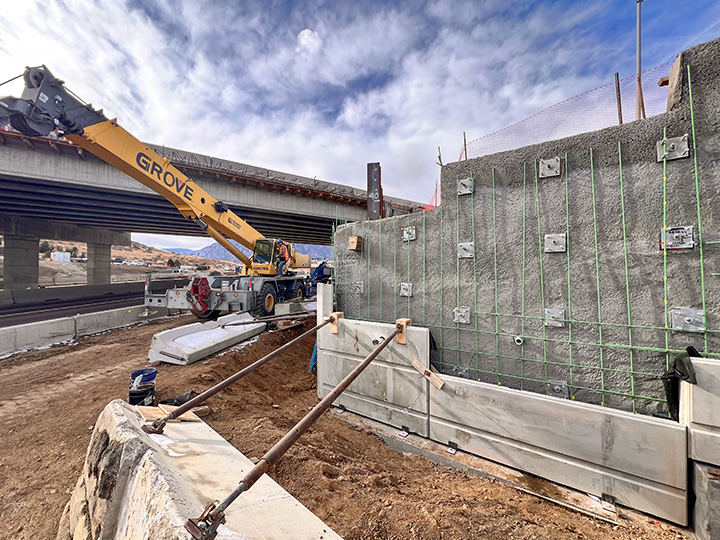 Abutment wall at I25 and S Academy_sm.jpg detail image