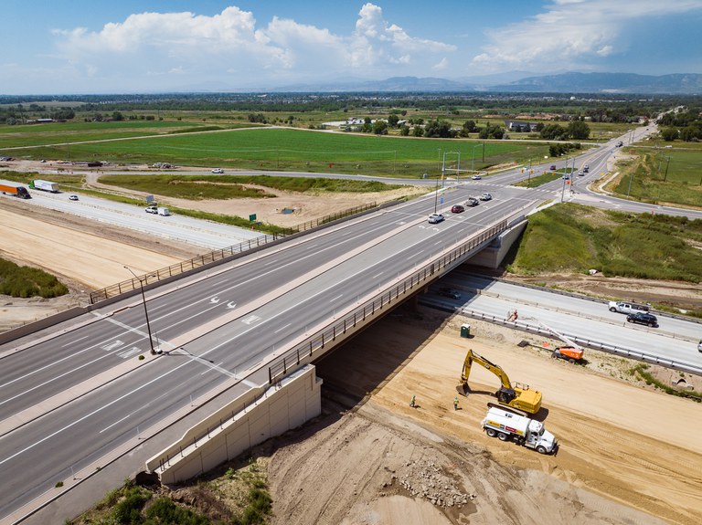 Ariel view of Prospect Bridge