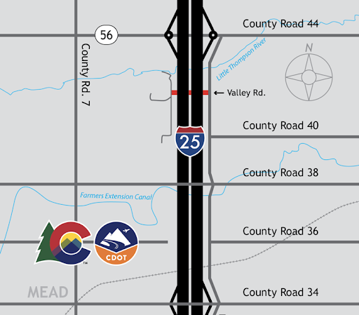 Valley Road Bridge Girders Closure 3/28