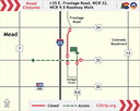 WCR 32 East Frontage Road-road closure map  18 June 2026.png thumbnail image