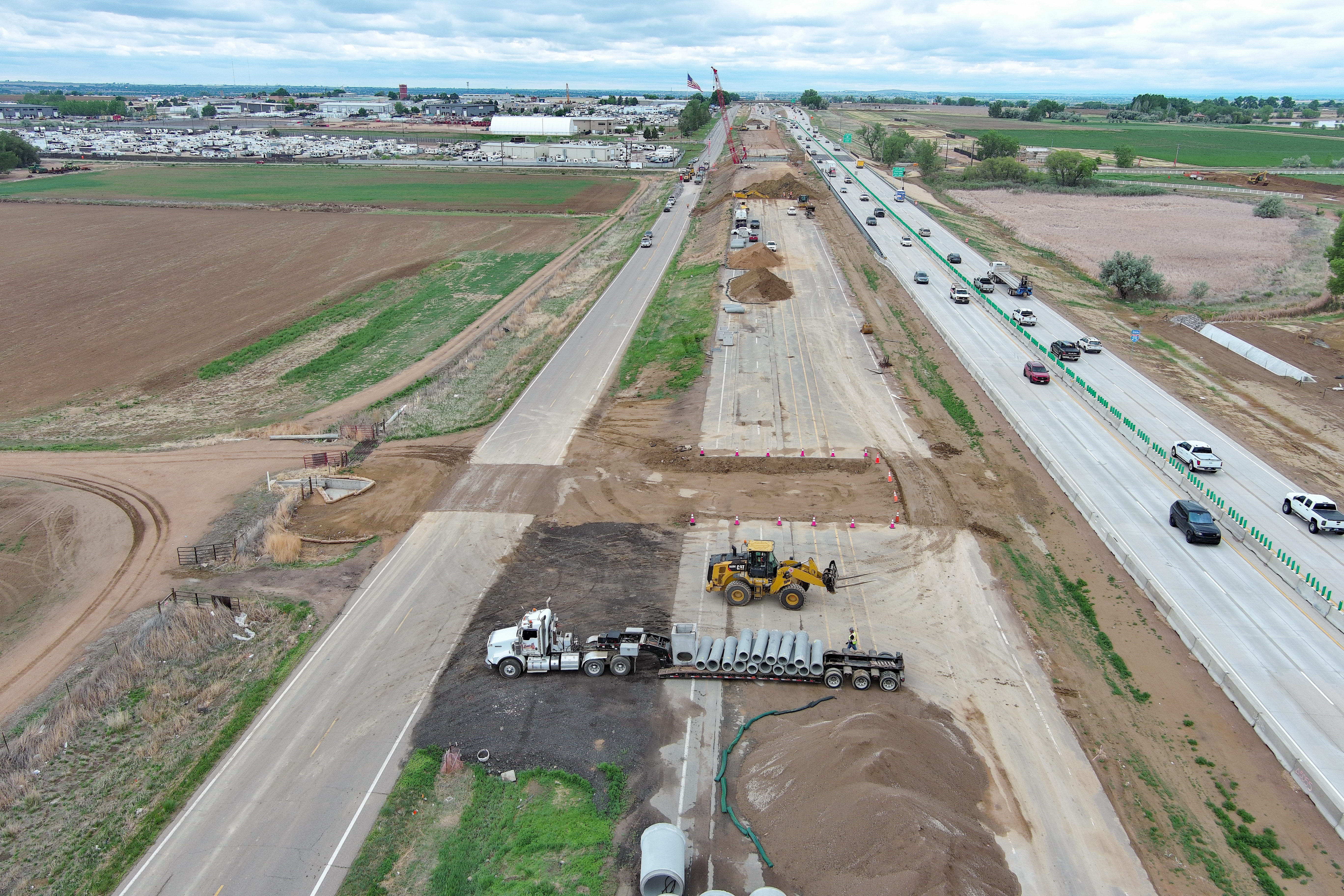 Ariel view of I-25 Work.jpg detail image