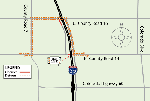 Berthoud to Johnstown traffic update - June 30, 2023 detail image