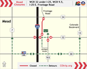 I-25 North Express Lanes WCR32 road closure map 22May2026.png thumbnail image