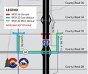 I-25 North Express Lanes WCR 32 Closure Detour Map.jpg thumbnail image