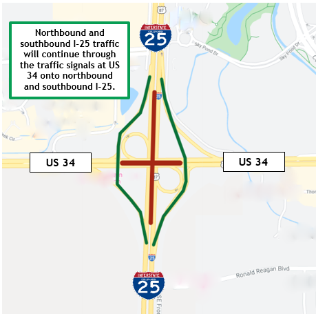Northbound and southbound I-25 map.png detail image