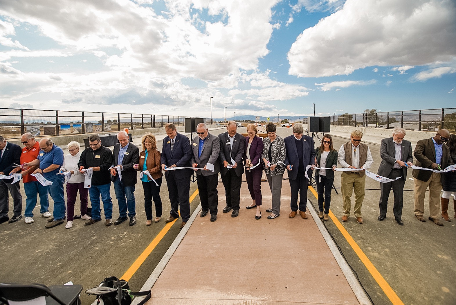 I-25 Segments 7 & 8 - Ribbon Cutting with Director Lew detail image