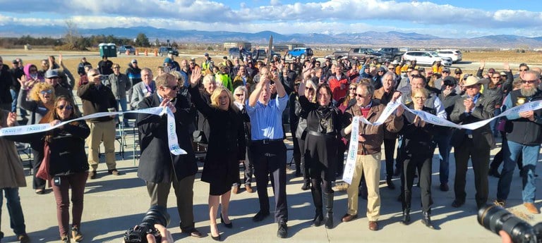 North I-25 express lanes ribbon cut