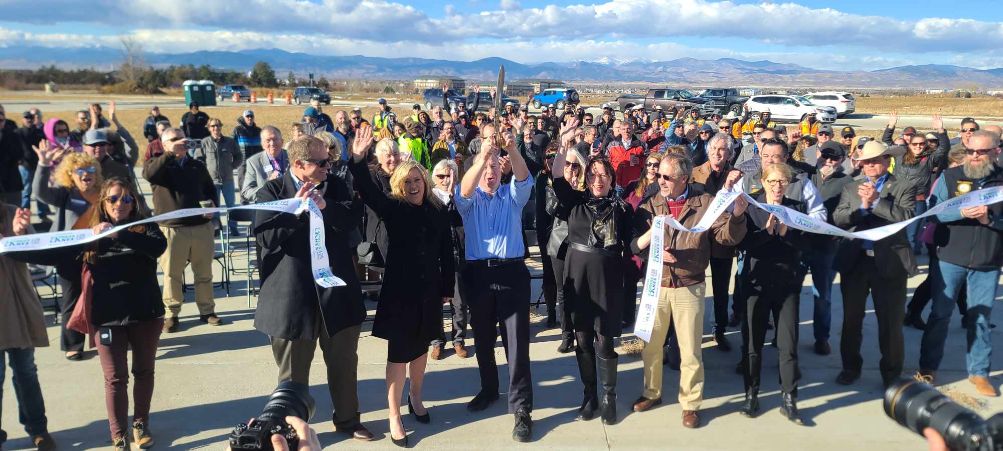 North I-25 express lanes ribbon cut.jpg detail image