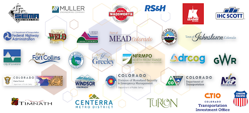 An image with logos of stakeholders, partners and project team.