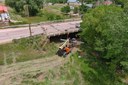 Timber Bridge Preservation US 24 El Paso County Crews Moving Steel Beams Calhan.jpg thumbnail image