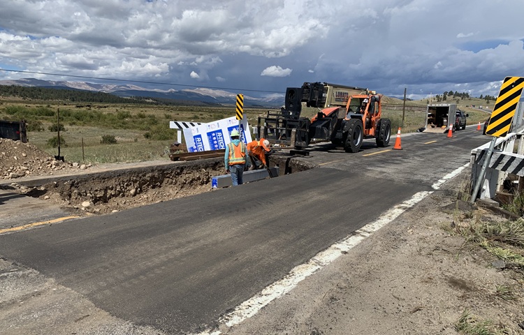 Timber Bridge Preservation in El Paso, Park & Teller Counties steel beam placement and repairs CO 9.jpg detail image