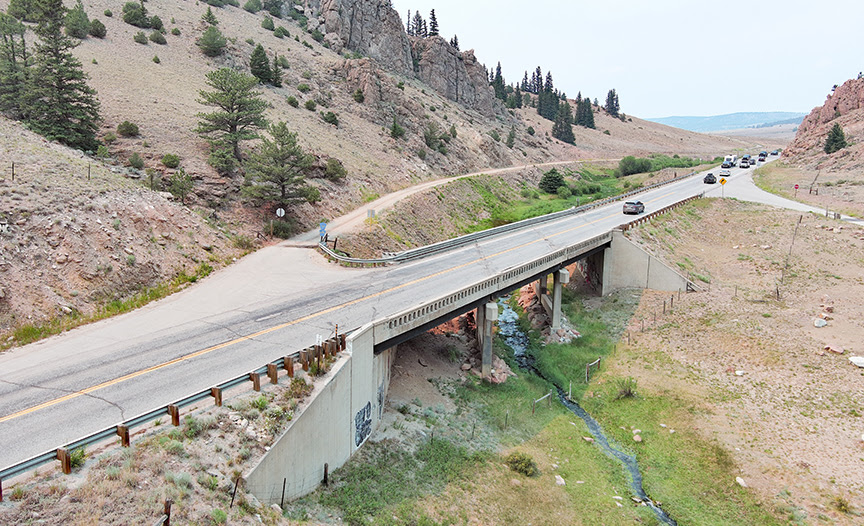 South Central Colorado Bridge Preventative Maintenance US 24 Bridge over Trout Creek.jpg detail image