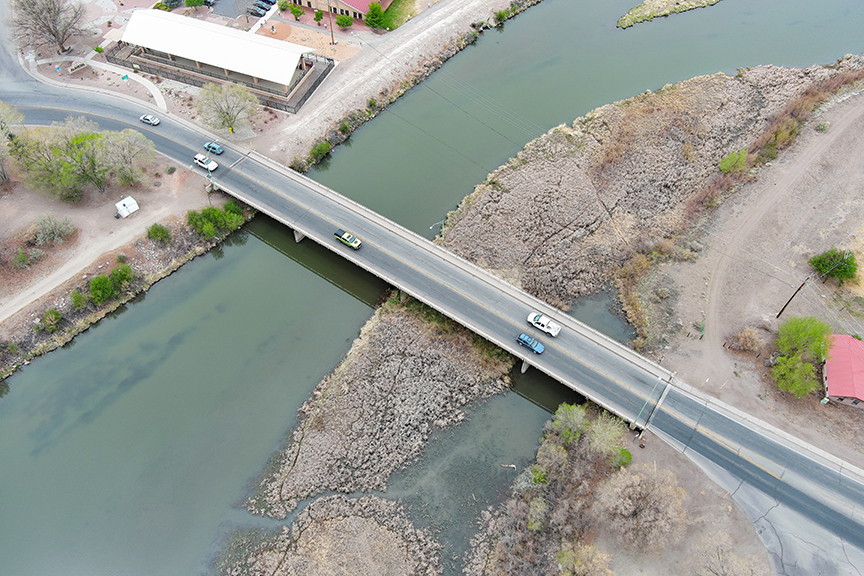 South Central Colorado Bridge Preventative Maintenance - full aerial view at angle.jpg detail image