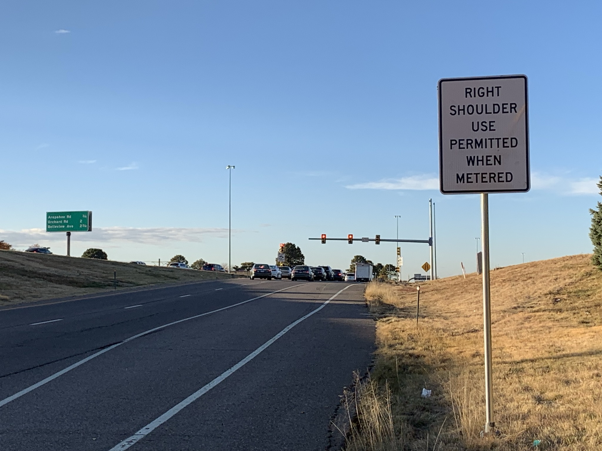 Dry Creek Road Ramp Meters Sign.JPEG detail image