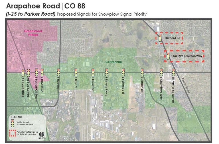 Arapahoe Road Map