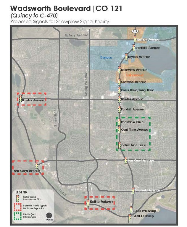 Wadsworth Boulevard Map