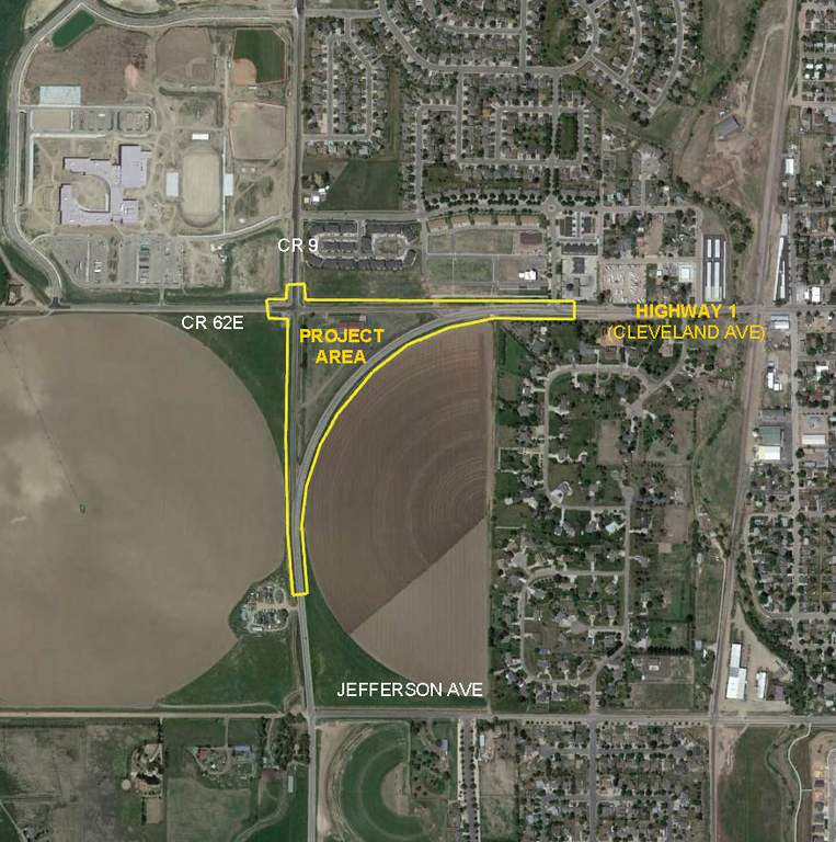 CO 1 Realignment project location map CO 1 Realignment project location map