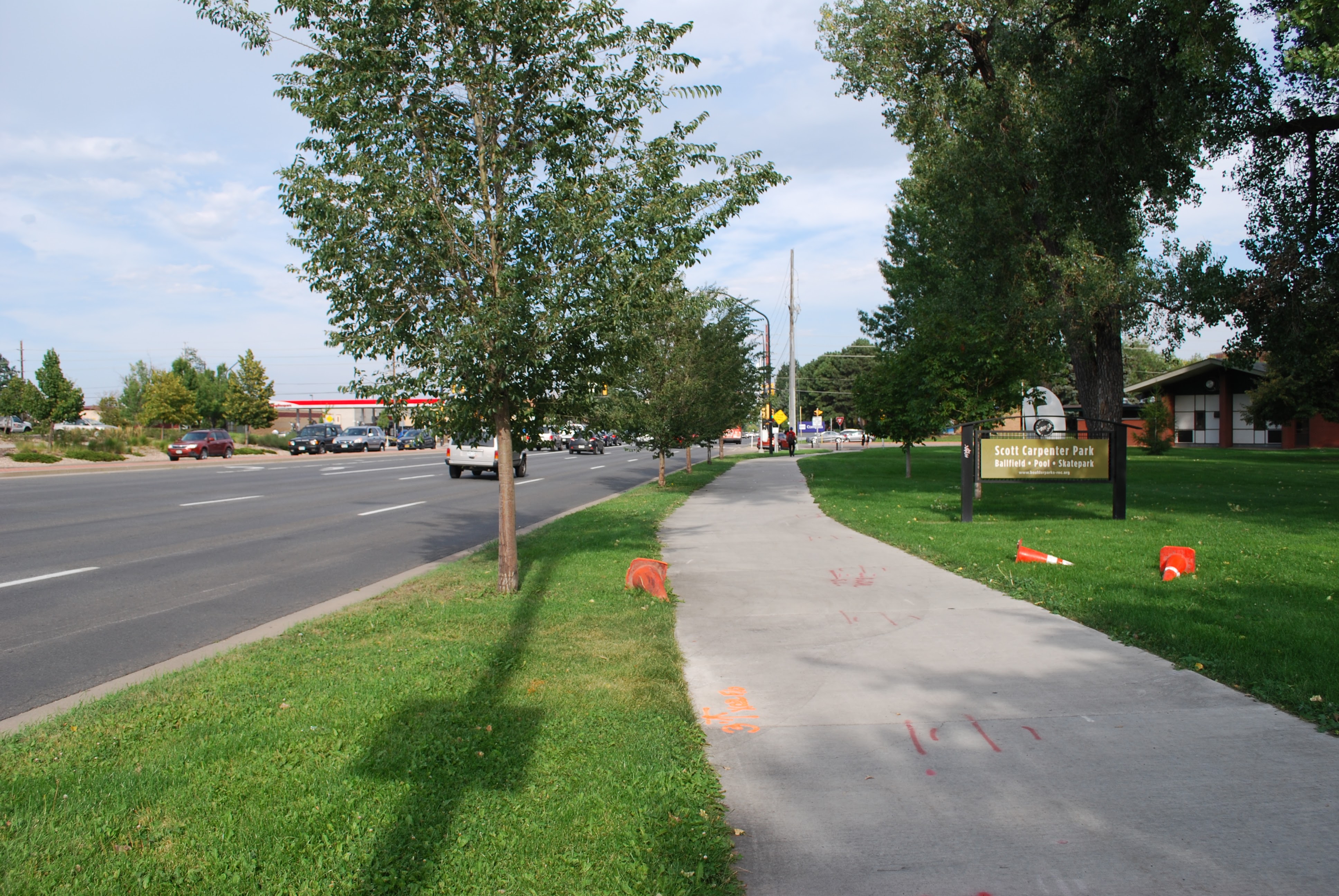1_Bike and Ped_Multiuse path 10 feet wide by Arapahoe Ave_Boulder_2017 ...