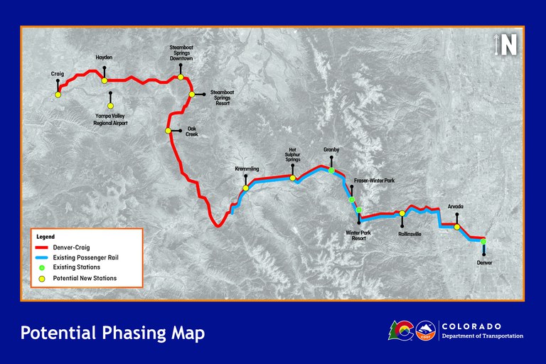 Mountain Rail Phasing Map