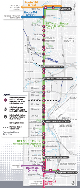 Recommended Alternative - Service Plan & Stations MAP